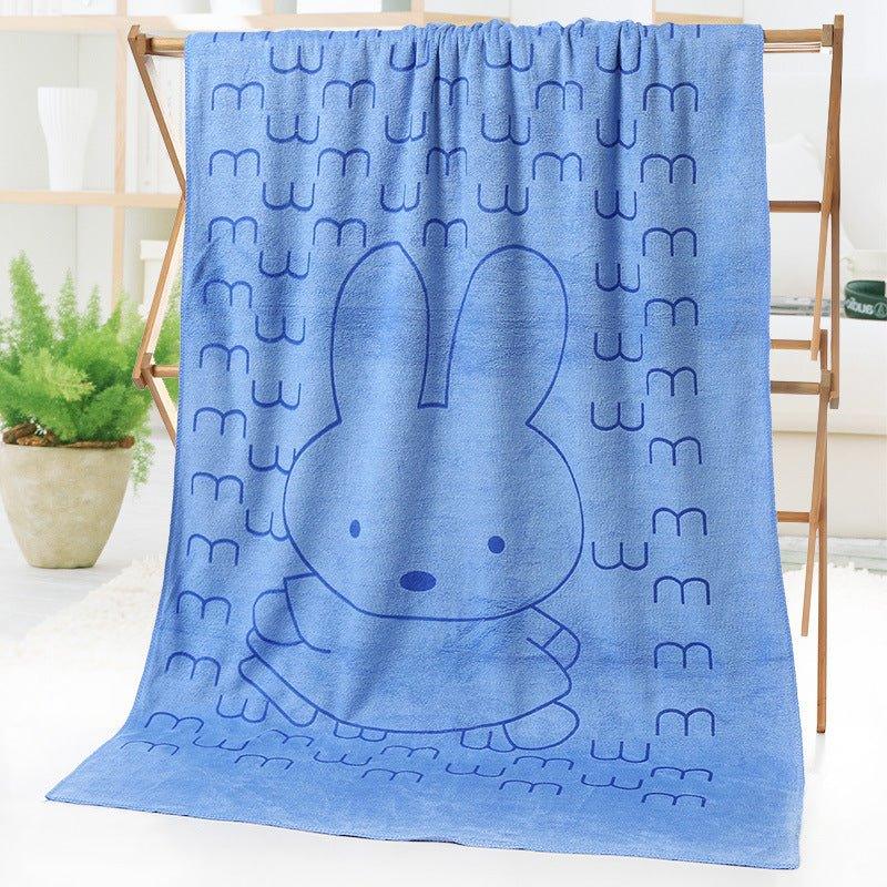 Bath towel beach towel cartoon print - Show Gadgets