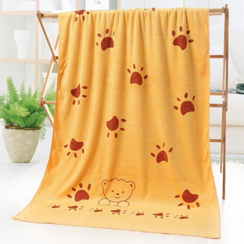 Bath towel beach towel cartoon print - Show Gadgets