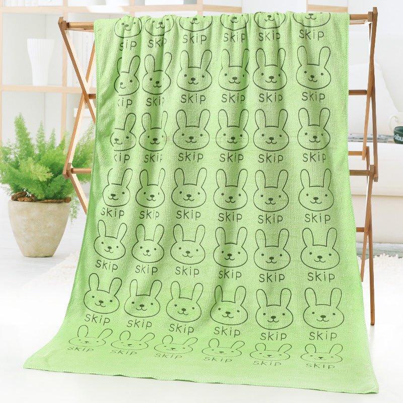 Bath towel beach towel cartoon print - Show Gadgets
