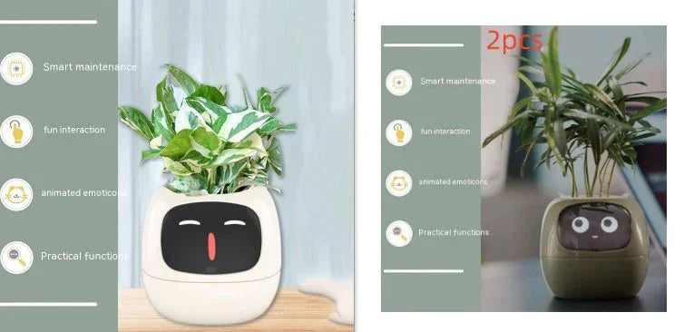 Smart Planter Endless Fun Over 49 Rich Expressions 7 Smart Sensors And AI Chips Make Raising Plants Easy And Fun - Show Gadgets