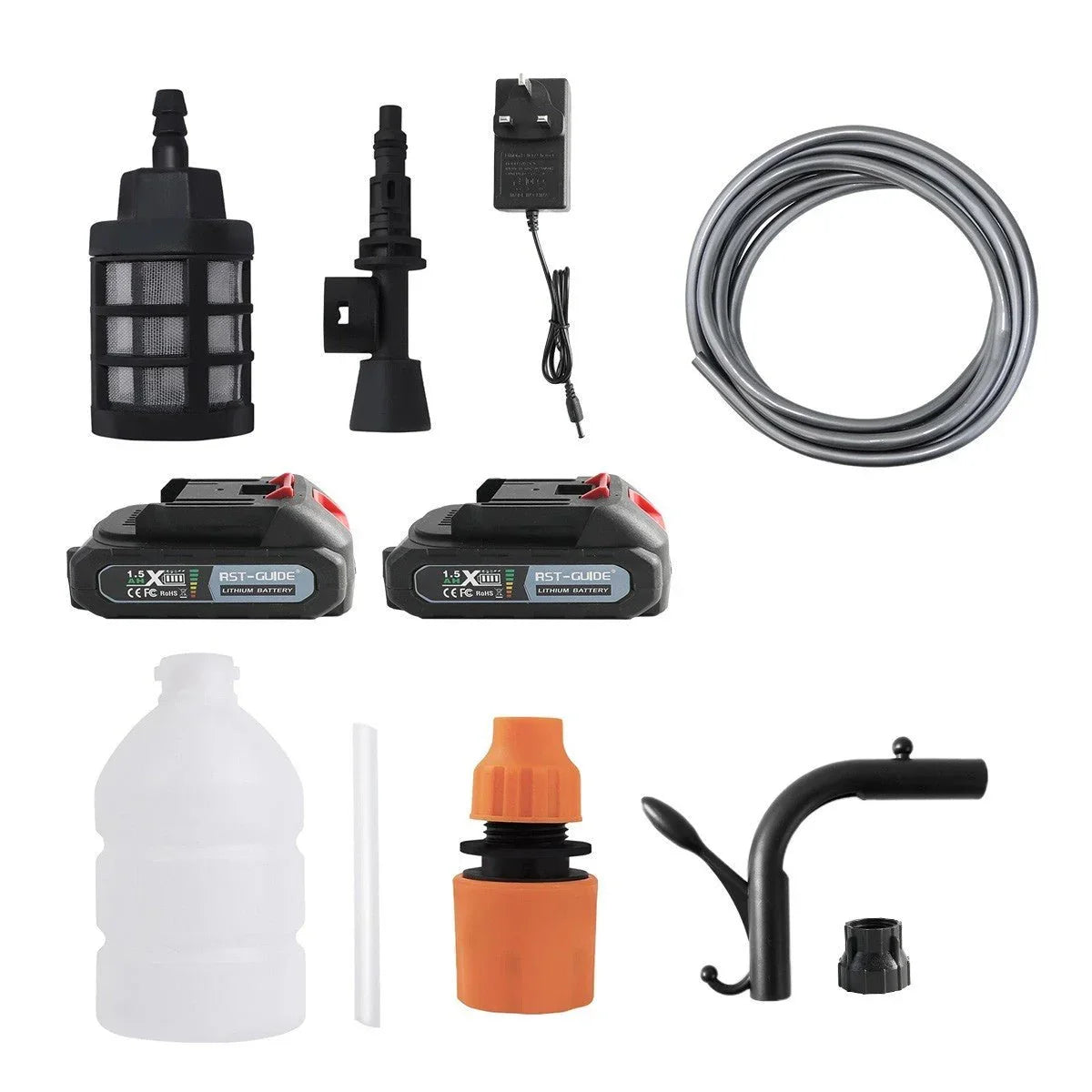 Car Pressure Washer Water Cordless High Power Jet Wash Cleaner Portable 2Battery - Show Gadgets