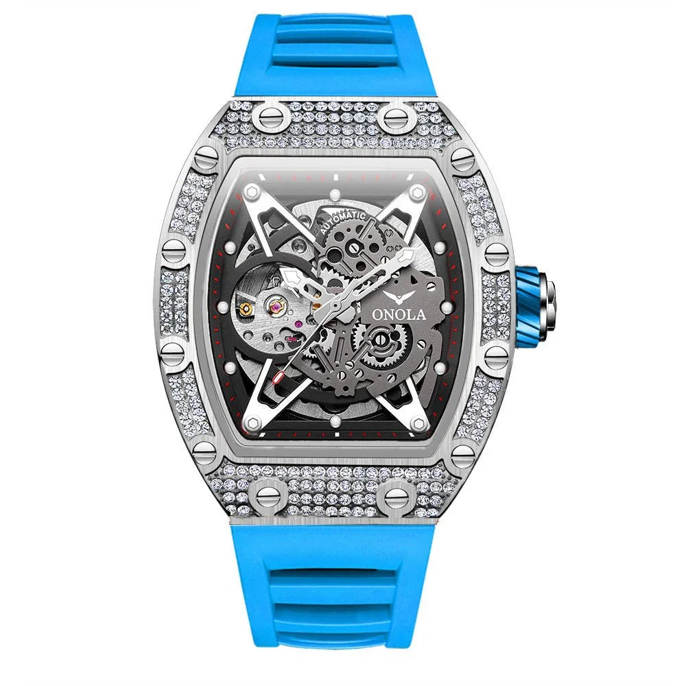 Fully - jewelled Automatic Mechanical Watch Men - Show Gadgets