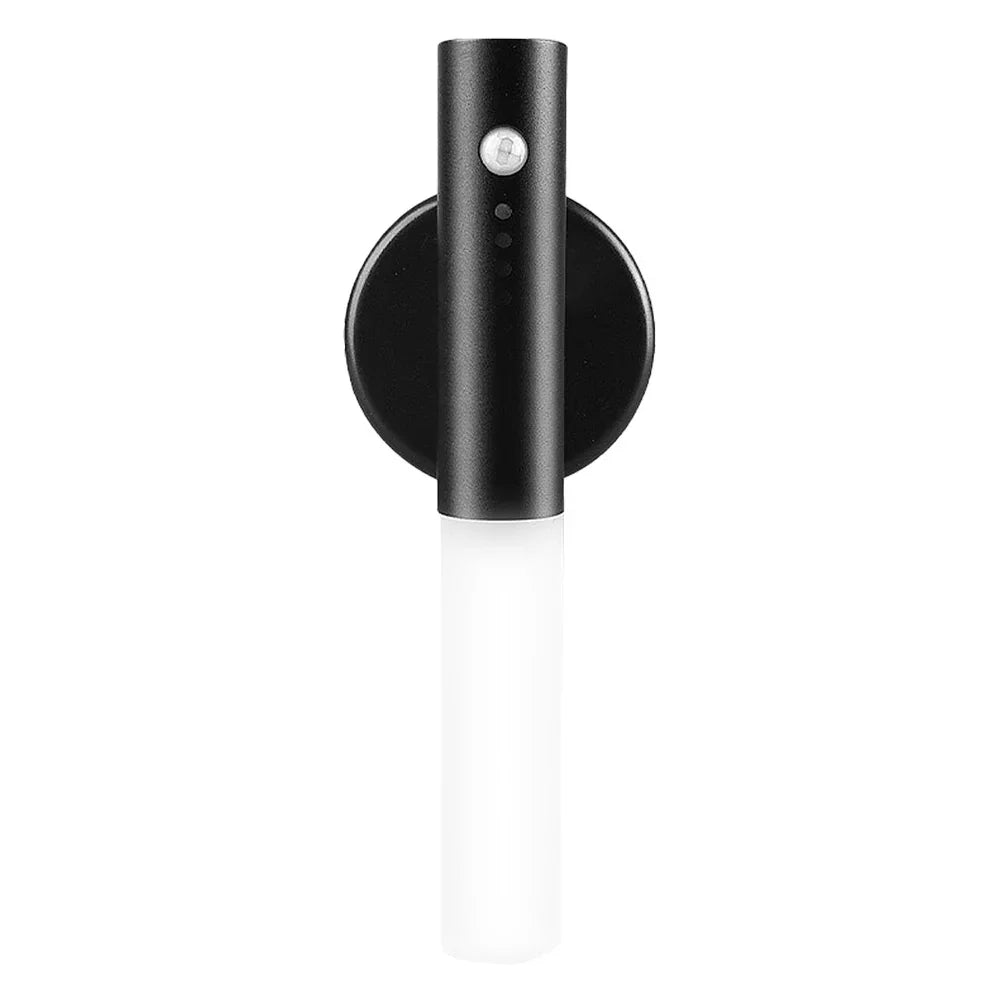Auto LED USB Magnetic Wood Wireless Night Light Corridors Porch Lights PIR Motion Sensor Wall Light Cabinet Lamp - Show Gadgets