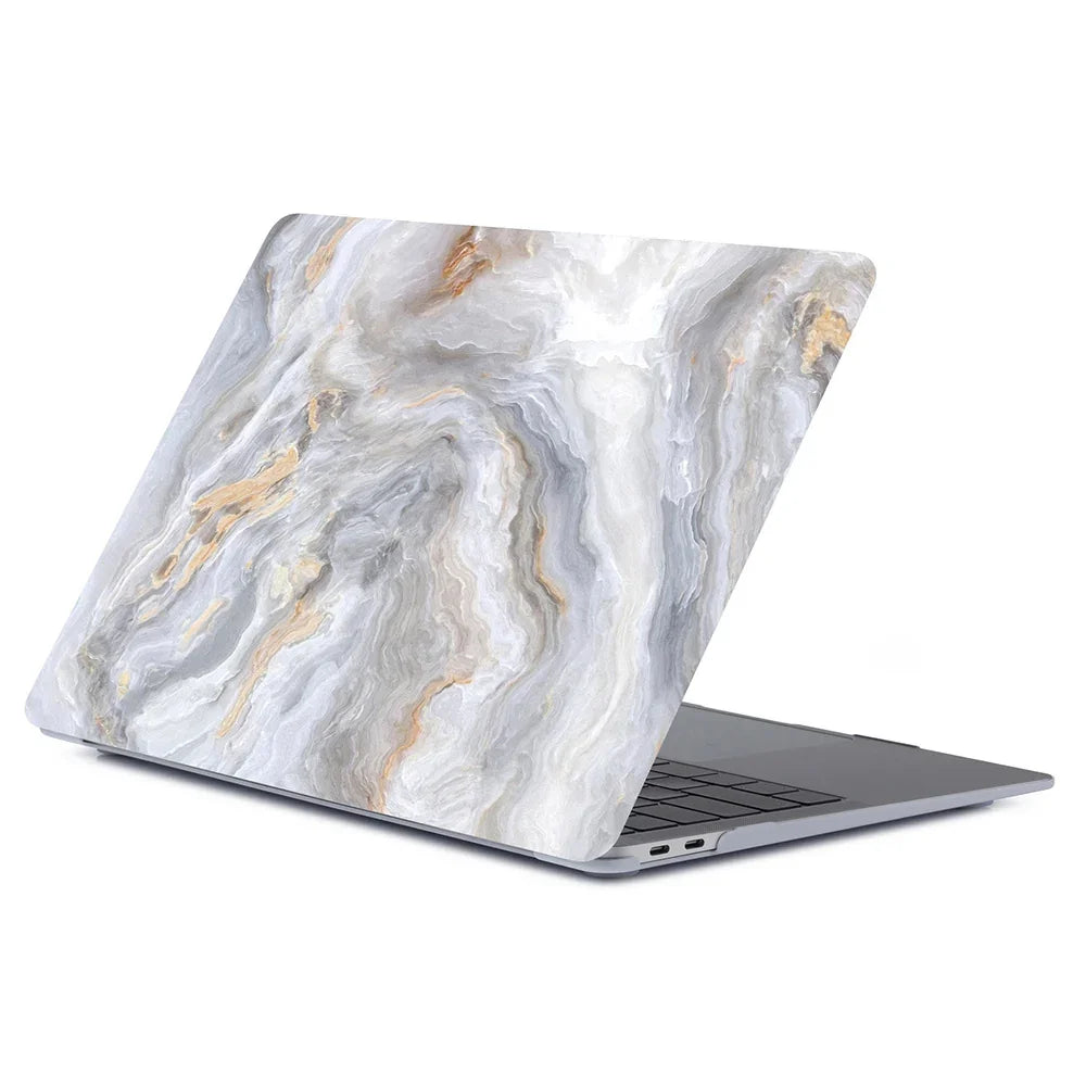 Notebook Marbled Frosted Protective Case - Show Gadgets