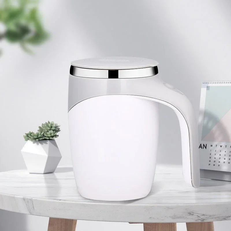 Rechargeable Model Automatic Stirring Cup Coffee Cup High Value Electric Stirring Cup Lazy Milkshake Rotating Magnetic Water Cup - Show Gadgets