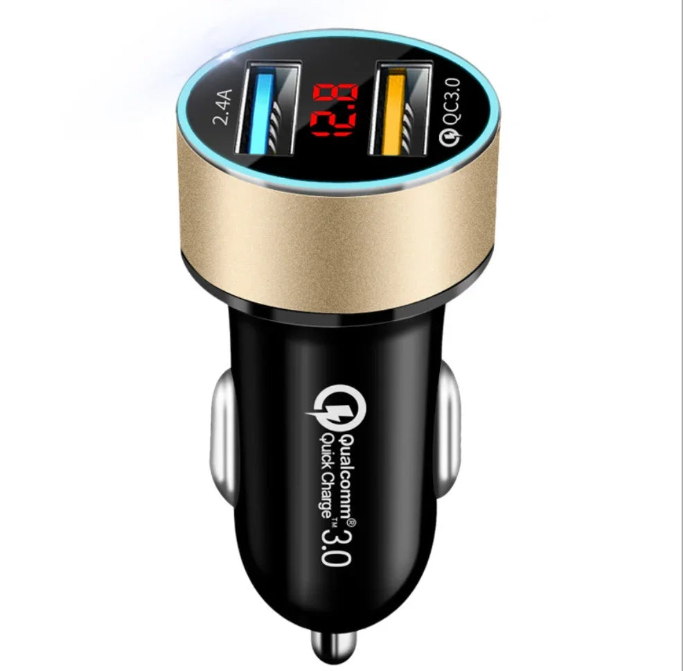 LED digital display car charger - Show Gadgets