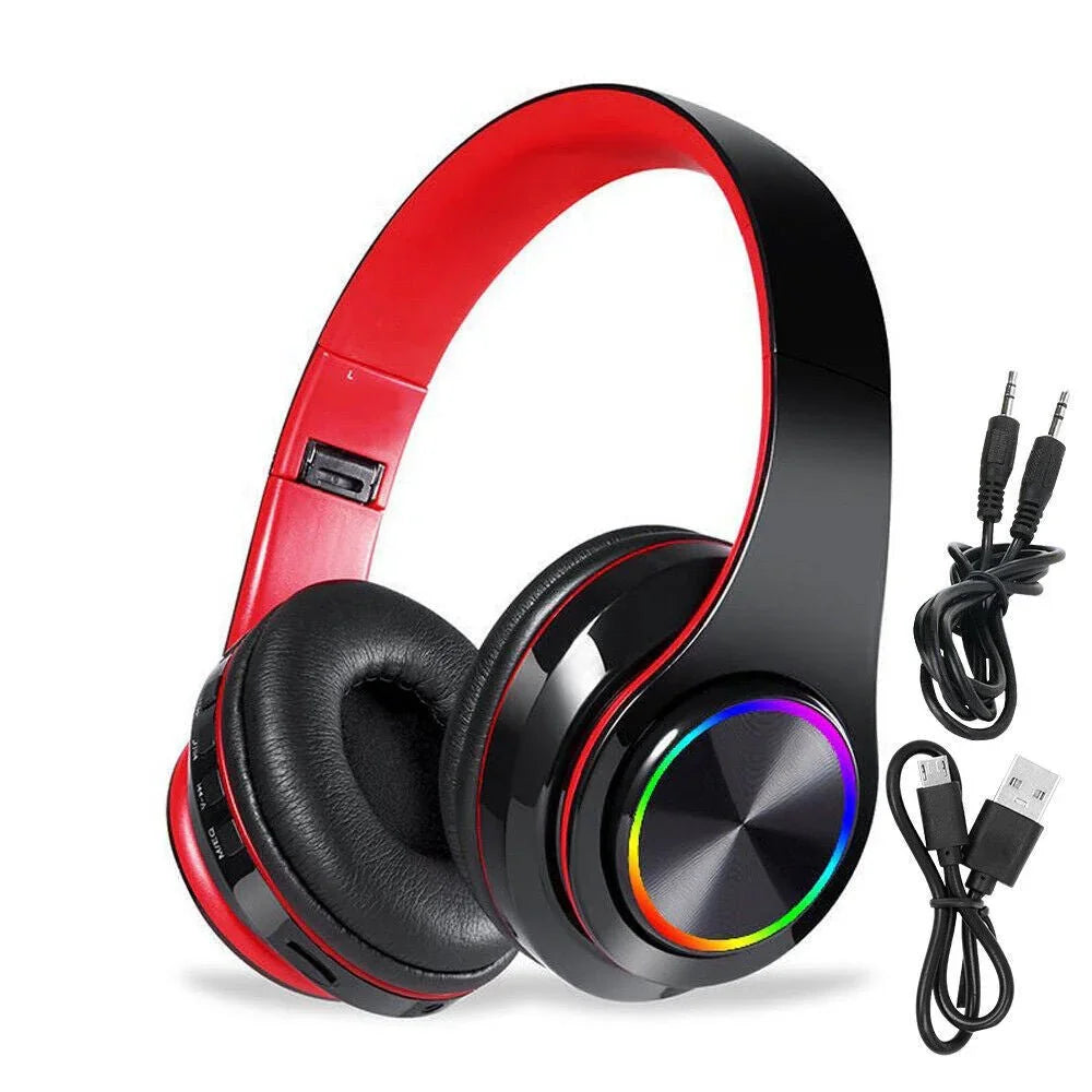 Wireless Bluetooth Headphones Over - Ear Noise Canceling All Devices - Show Gadgets