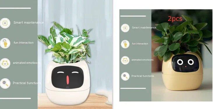 Smart Planter Endless Fun Over 49 Rich Expressions 7 Smart Sensors And AI Chips Make Raising Plants Easy And Fun - Show Gadgets