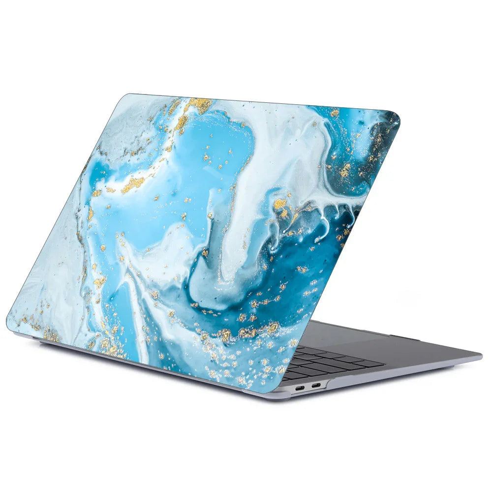 Notebook Marbled Frosted Protective Case - Show Gadgets