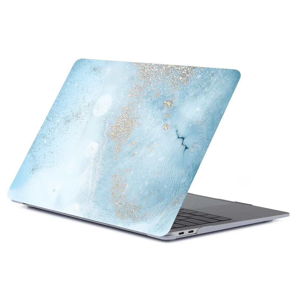 Notebook Marbled Frosted Protective Case - Show Gadgets