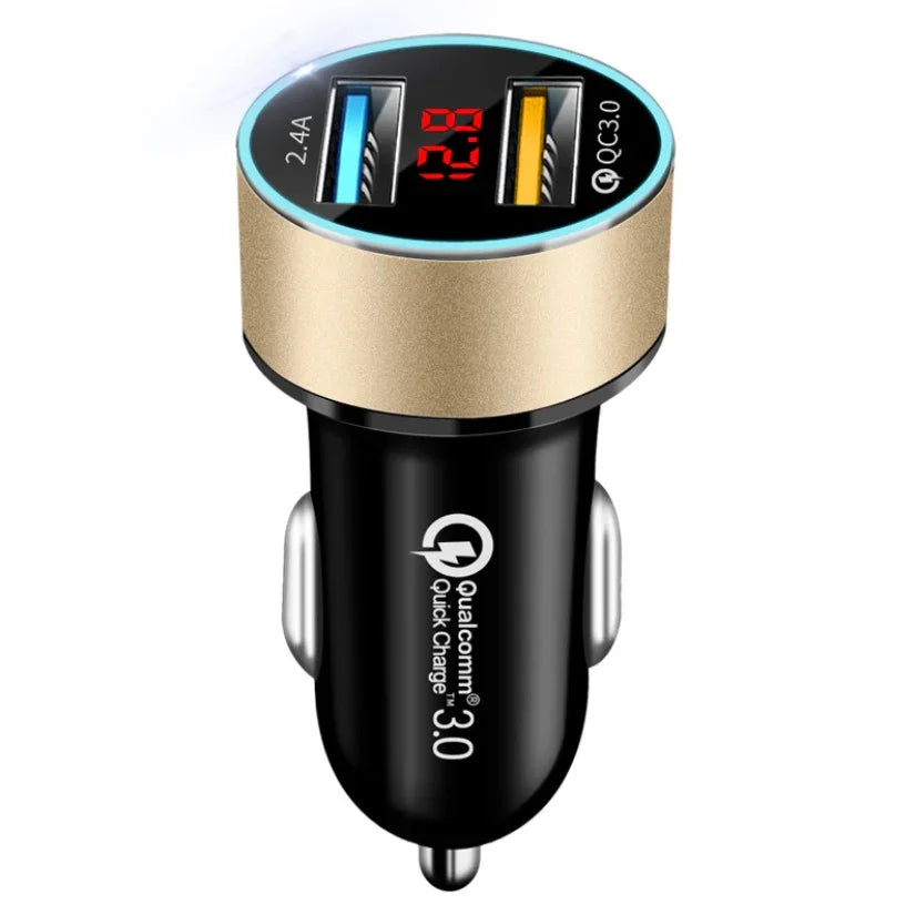 LED digital display car charger - Show Gadgets