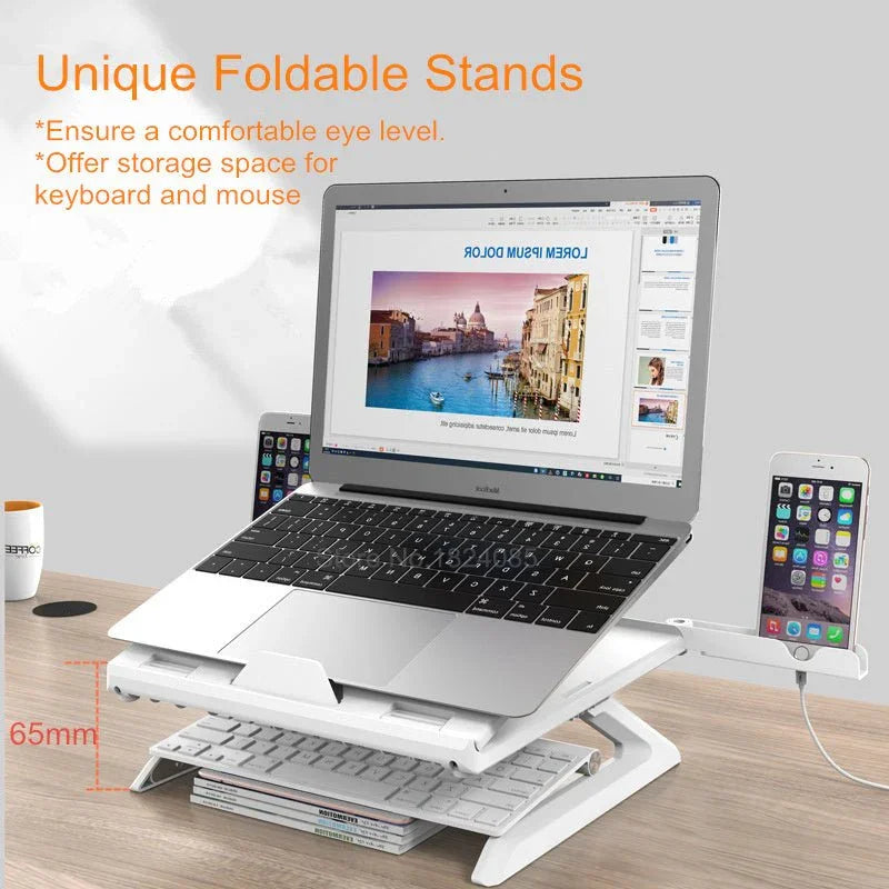 Notebook stand multifunctional folding lifting computer stand - Show Gadgets