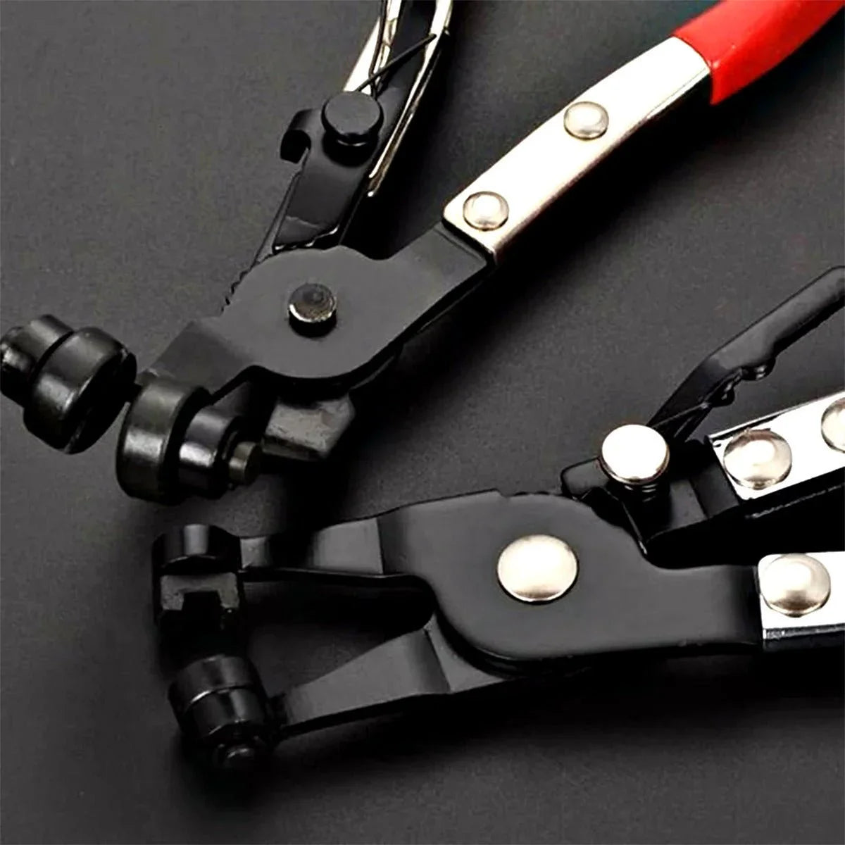 9Pc Hose Clamp Clip Pliers Kit Swivel Jaw Flat Angled Band Tool High Quality - Show Gadgets