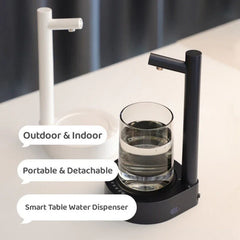 Desk Dispenser Electric Water Gallon Automatic Water Bottle Dispenser Rechargeable Water Dispenser - Show Gadgets