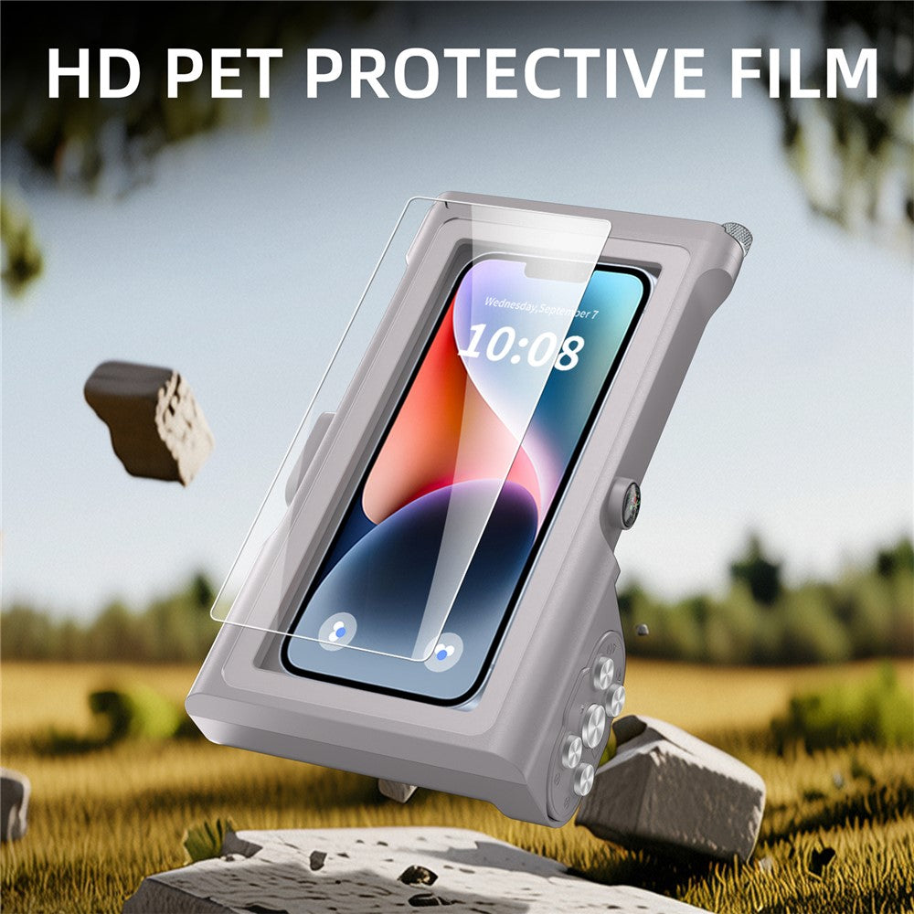 SHELLBOX Pro Gen 3 Waterproof Case for iPhone 16 Pro Max X XR XS Max/Samsung Galaxy S25 Ultra Bluetooth-Compatible 15m Diving Shell