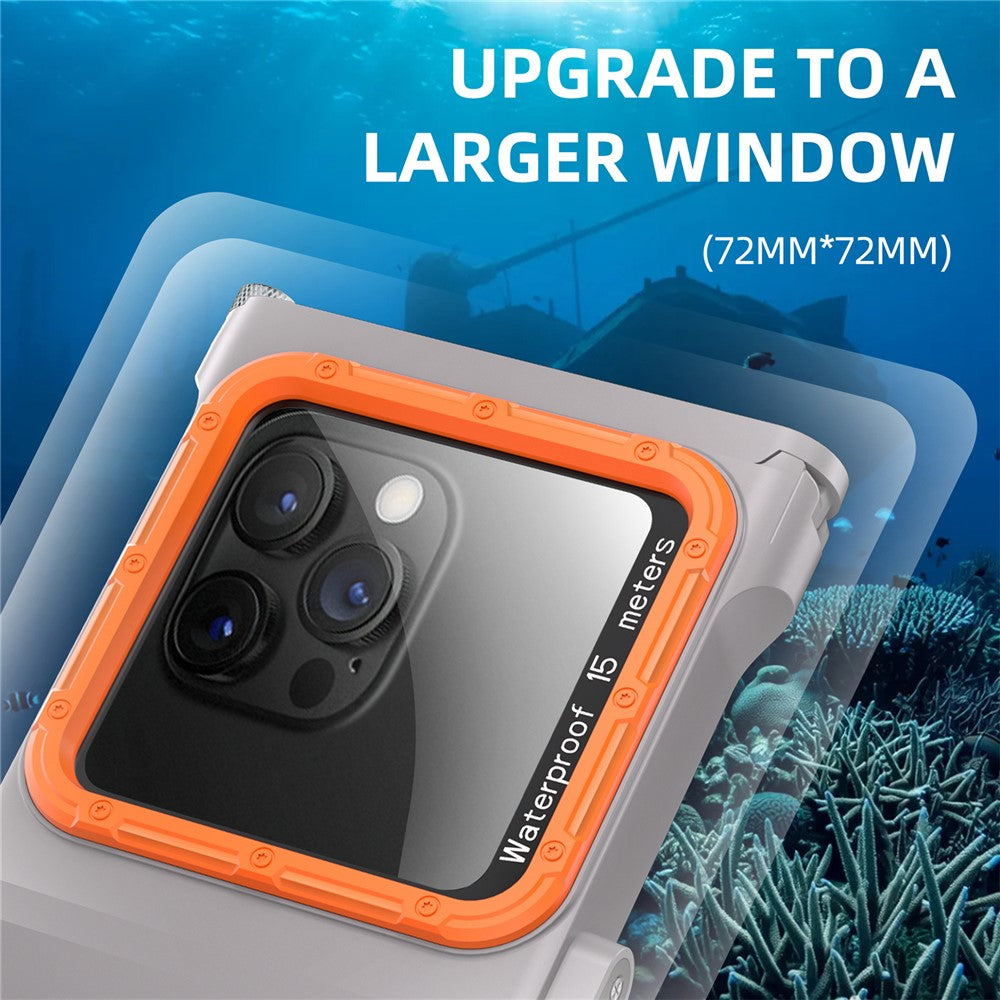 SHELLBOX Pro Gen 3 Waterproof Case for iPhone 16 Pro Max X XR XS Max/Samsung Galaxy S25 Ultra Bluetooth-Compatible 15m Diving Shell