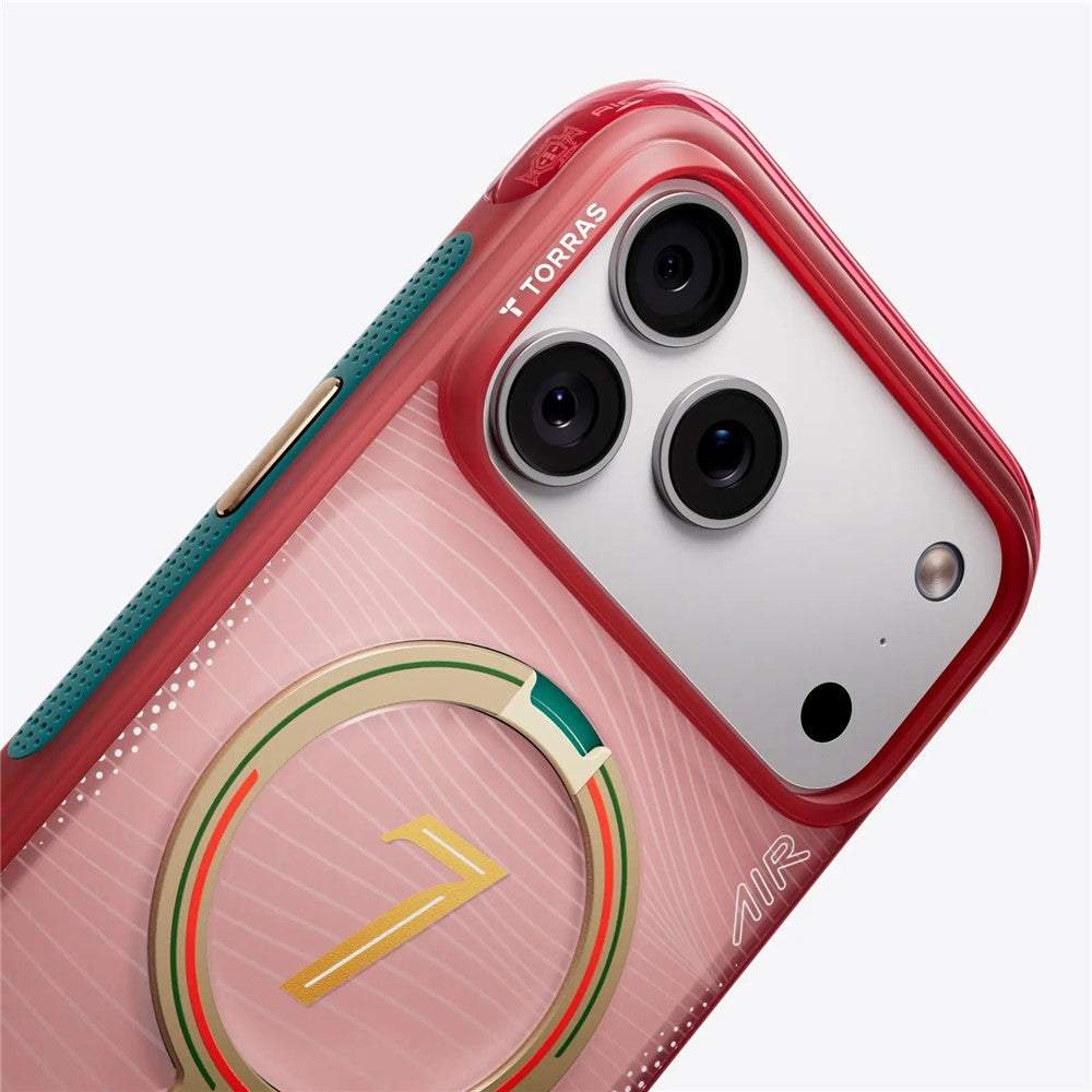 TORRAS Ostand Q3 Air for iPhone 17 Pro Max Magnetic Case 360° Rotating Kickstand TPU PC Phone Cover, FPF Limited Edition