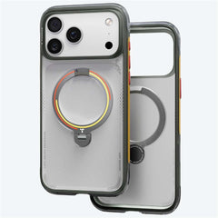 TORRAS Ostand Q3 Air for iPhone 17 Pro Max Magnetic Case 360° Rotating Kickstand Shockproof Cover, Football Team Limited Edition