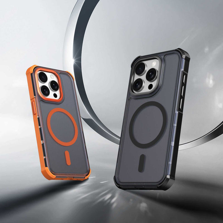 iPhone 15 Pro Magnetic Case with electroplated frame and skin-touch TPU+PC protection
