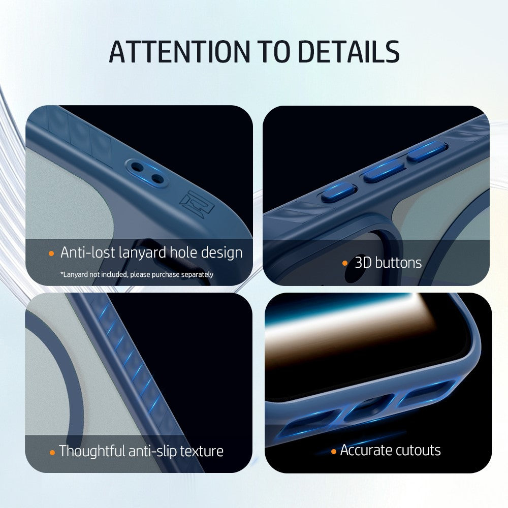 LEREACH Le-Chic Series for iPhone 18 Pro Max / 17 Pro Max Magnetic Case TPU + PC Kickstand Phone Cover