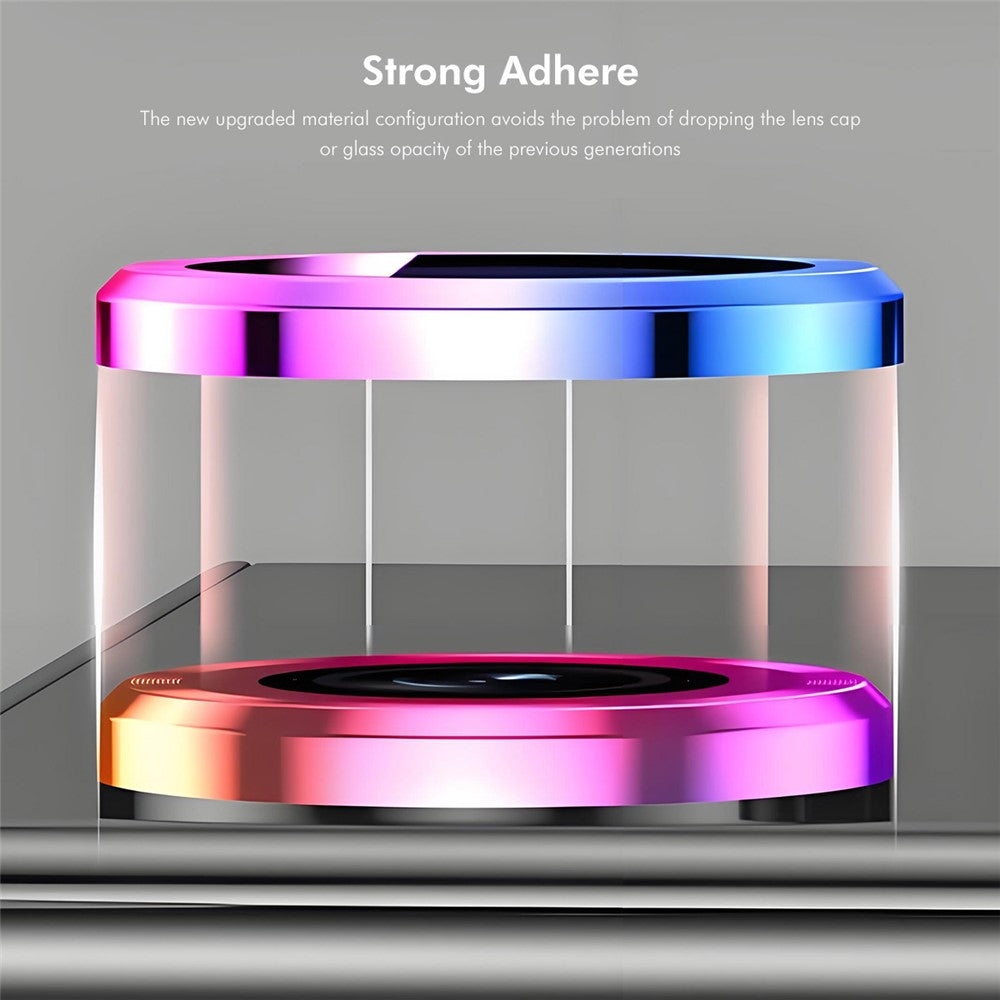 Samsung Galaxy S26 camera lens protector with aluminum alloy ring and tempered glass film
