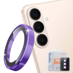 ENKAY HAT PRINCE Samsung Galaxy S26 camera lens protector with metal ring and tempered glass film