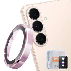 Samsung Galaxy S26 camera lens protector with metal ring and 9H hardness glass film