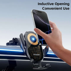 ESSAGER 15W Wireless Charger Car Mount Air Vent Clip Wireless Charger Stand 360° Rotation