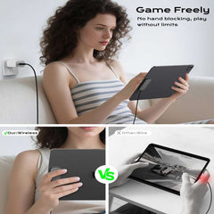 Magnetic Wireless Charger for iPad Air 13 (2025) / (2024) / Pro 12.9 (2022) / (2021) / (2020) / (2018) Fast Charging Pad with USB