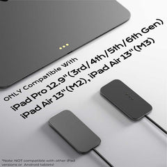 Magnetic Wireless Charger for iPad Air 13 (2025) / (2024) / Pro 12.9 (2022) / (2021) / (2020) / (2018) Fast Charging Pad with USB