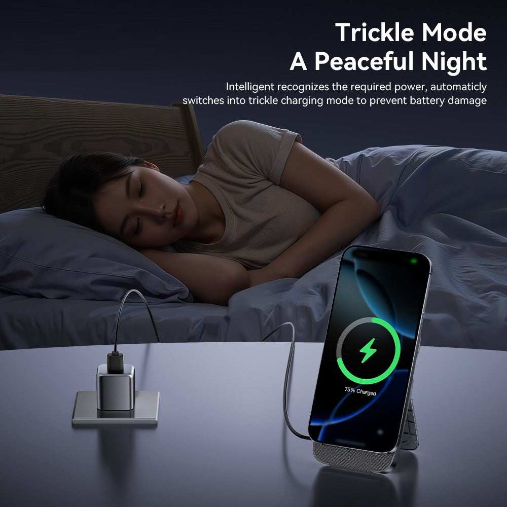 ESSAGER 3 in 1 Foldable Wireless Charger for Phone / Watch / Earbuds 15W Fast Charging Stand