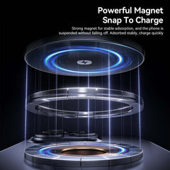 ESSAGER 3 in 1 Foldable Wireless Charger for Phone / Watch / Earbuds 15W Fast Charging Stand