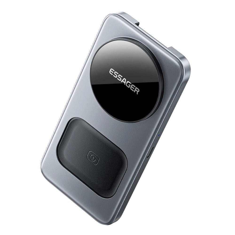 ESSAGER 3 in 1 foldable wireless charger charging phone, smartwatch, and earbuds with 15W fast charging and magnetic design