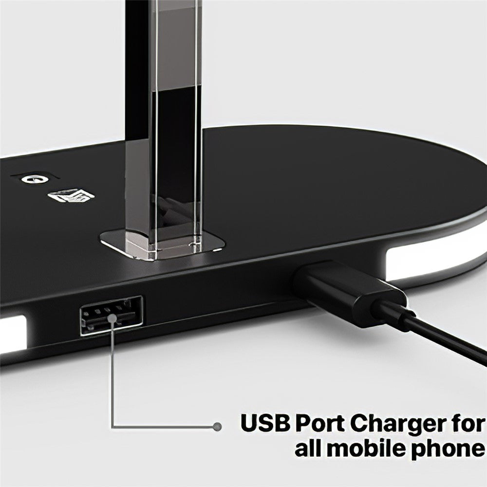 UD23 3 in 1 Magnetic Wireless Charger Station for iPhone 12-15 / Apple Watch / Earphones