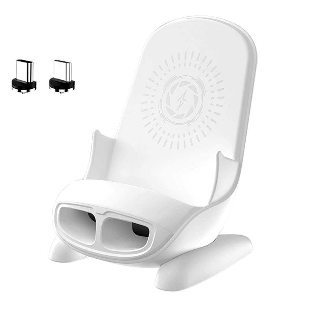 S88 Magnetic Adapter Design 15W Wireless Charging Stand Holder Wireless Charger Sound Amplifier Function