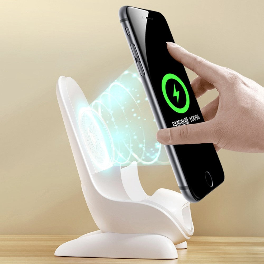 S88 Magnetic Adapter Design 15W Wireless Charging Stand Holder Wireless Charger Sound Amplifier Function