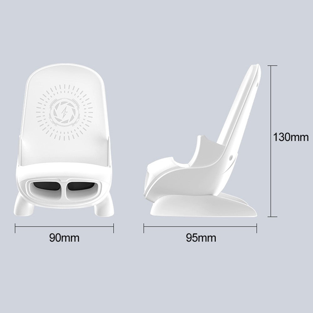 S88 Magnetic Adapter Design 15W Wireless Charging Stand Holder Wireless Charger Sound Amplifier Function