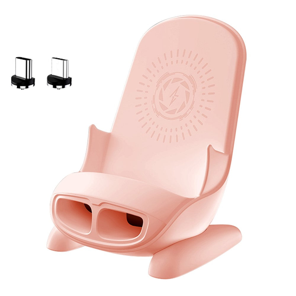 S88 Magnetic Adapter Design 15W Wireless Charging Stand Holder Wireless Charger Sound Amplifier Function