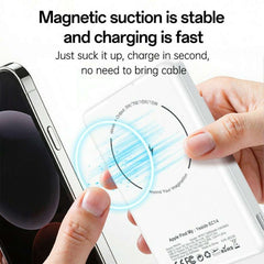 YESIDO YP73 Wireless Charging 5000mAh power bank with 15W fast wireless charging and metal stand