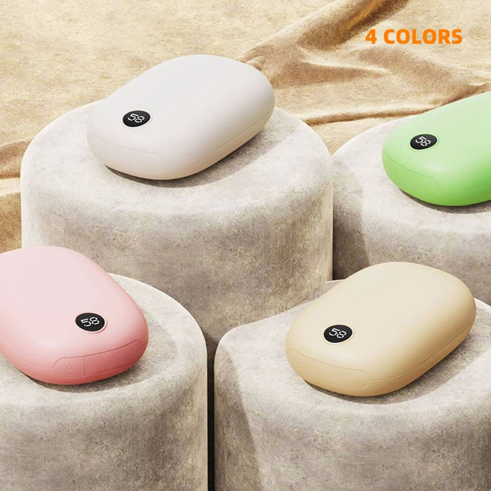 H2 2 in 1 Winter Portable Hand Heater Digital Display 3 Levels Electric Hand Warmer 10000mAh Power Bank