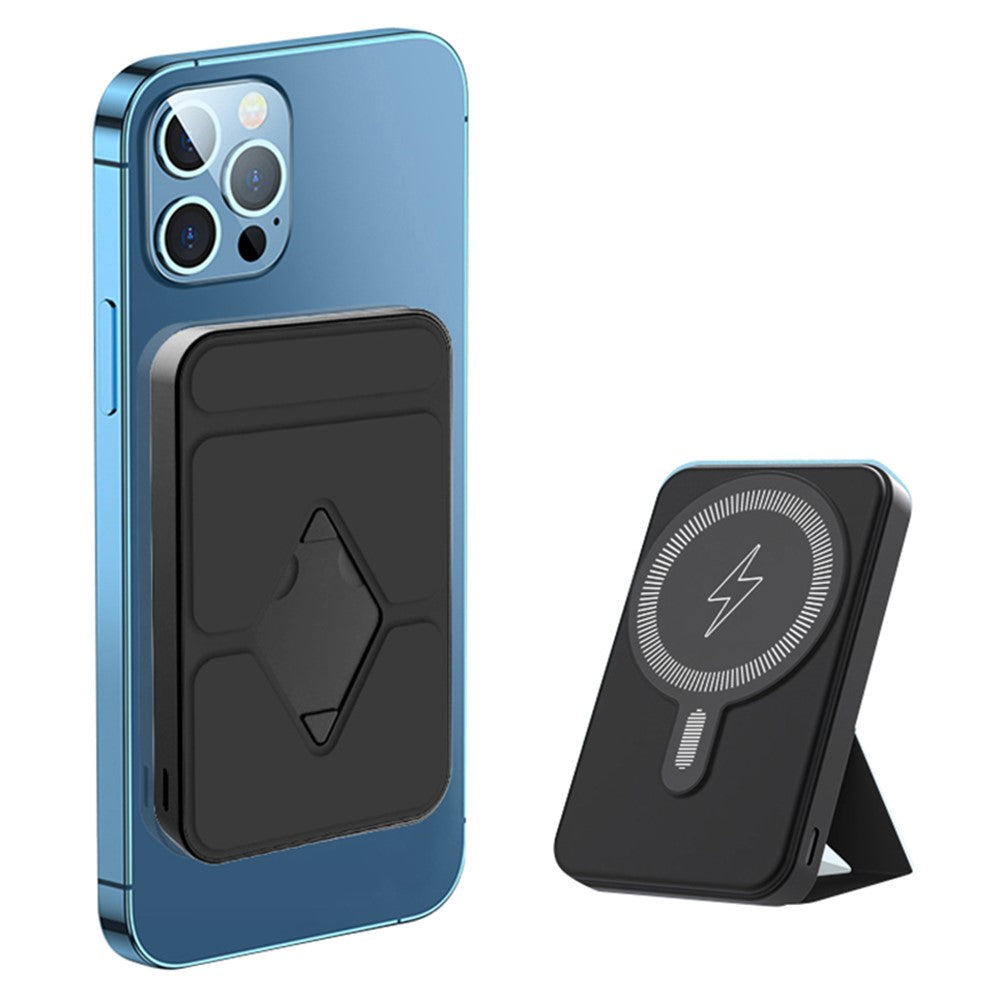 E43A Compatible with Magsafe Battery Pack 5000mAh Magnetic Wireless Power Bank Portable Charger