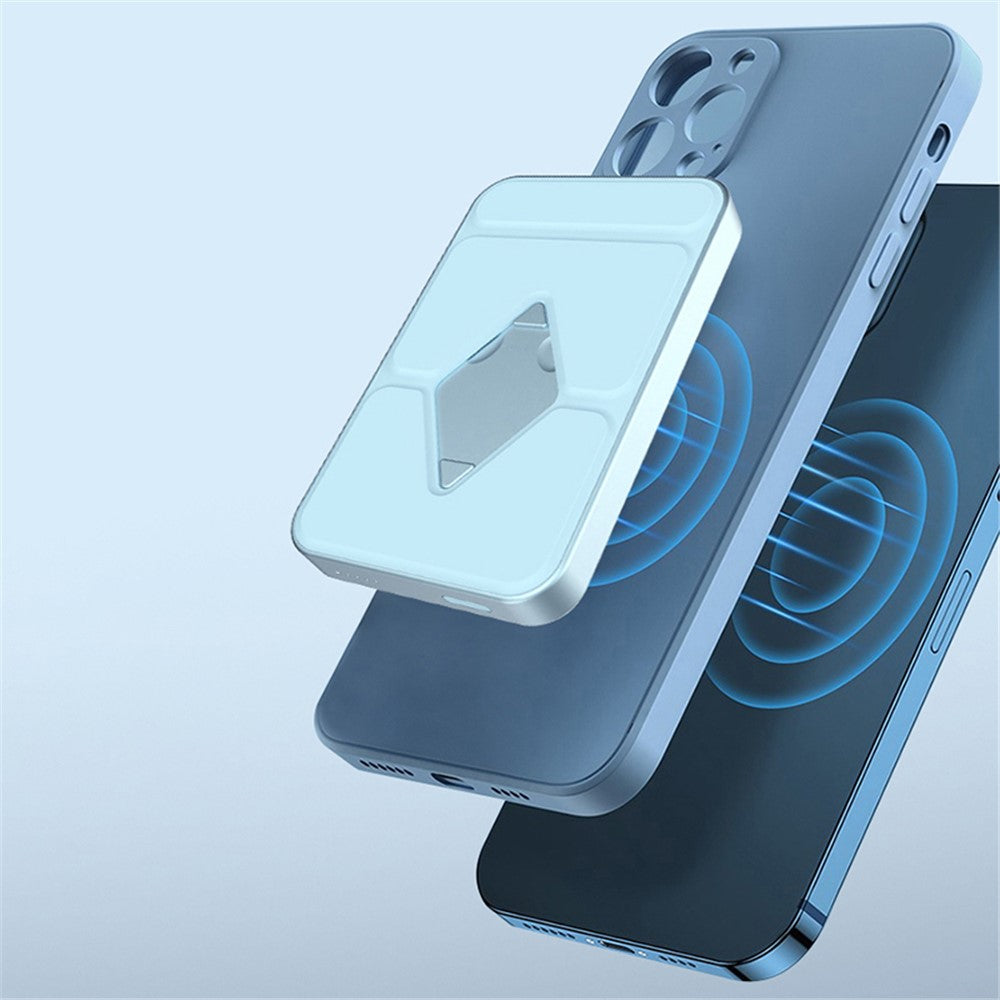 E43A Compatible with Magsafe Battery Pack 5000mAh Magnetic Wireless Power Bank Portable Charger