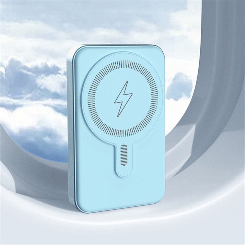 E43A Compatible with Magsafe Battery Pack 5000mAh Magnetic Wireless Power Bank Portable Charger