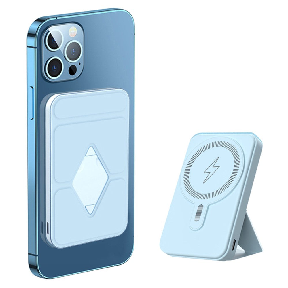 E43A Compatible with Magsafe Battery Pack 5000mAh Magnetic Wireless Power Bank Portable Charger
