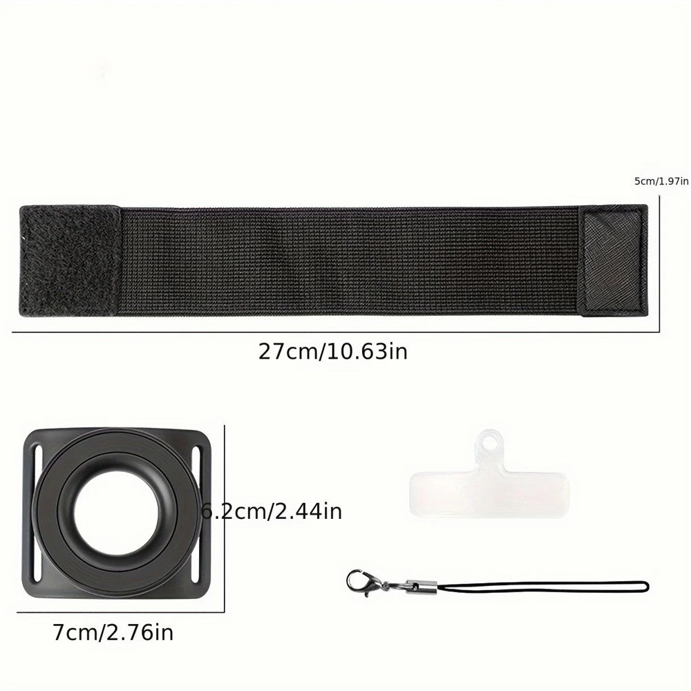 Magnetic Armband Phone Holder for iPhone 12-16 and Android Phone 360° Rotation Wristband Phone Mount