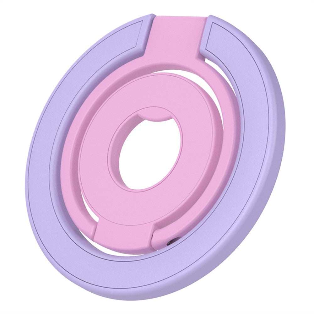 Rose magnetic phone ring holder with strong magnetic attachment and 360-degree rotation stand
