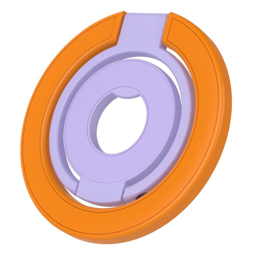 Rose magnetic phone ring holder with strong magnetic attachment and 360-degree rotation stand