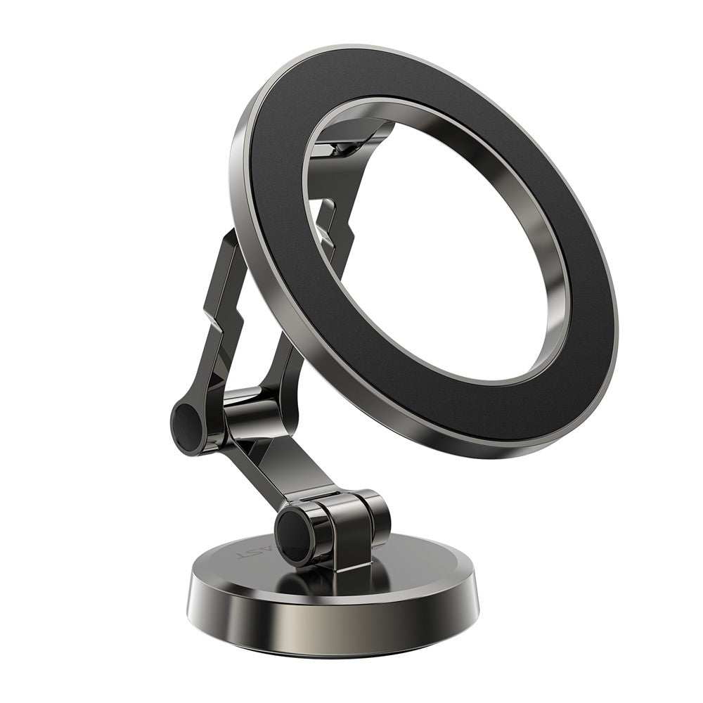 ACEFAST D20 Magnetic Car Mount zinc alloy phone holder on car dashboard with adjustable angles