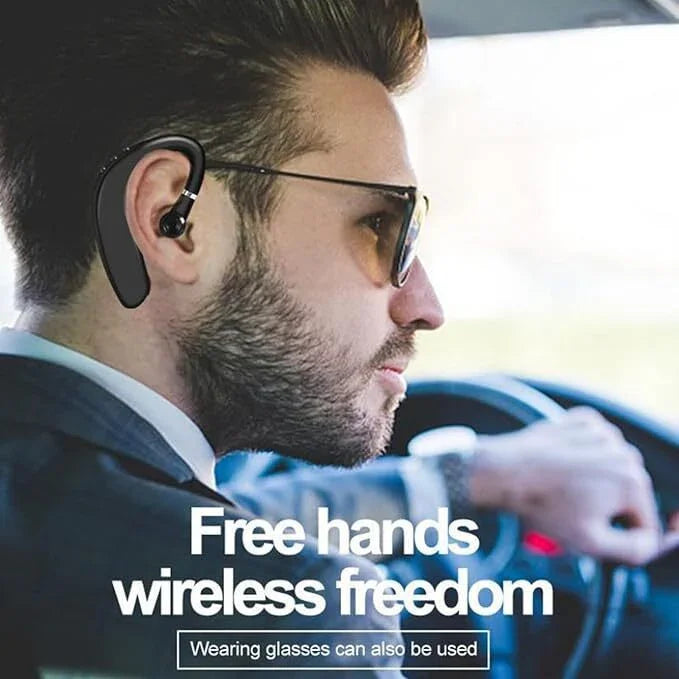 Bluetooth 5.0 Wireless Earpiece Headphones Earbuds Handsfree Headset With Mic UK - Show Gadgets