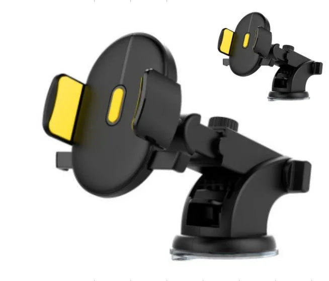 Car Phone Holder Long Rod Telescopic Car Dashboard Suction Cup Type - Show Gadgets